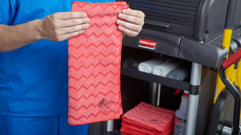 Hygen Red Microfibre Cloth