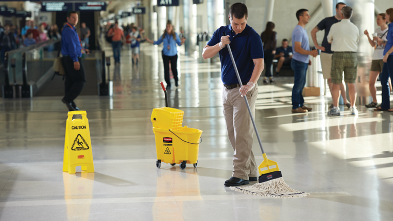 Cleaner of Airport Terminal