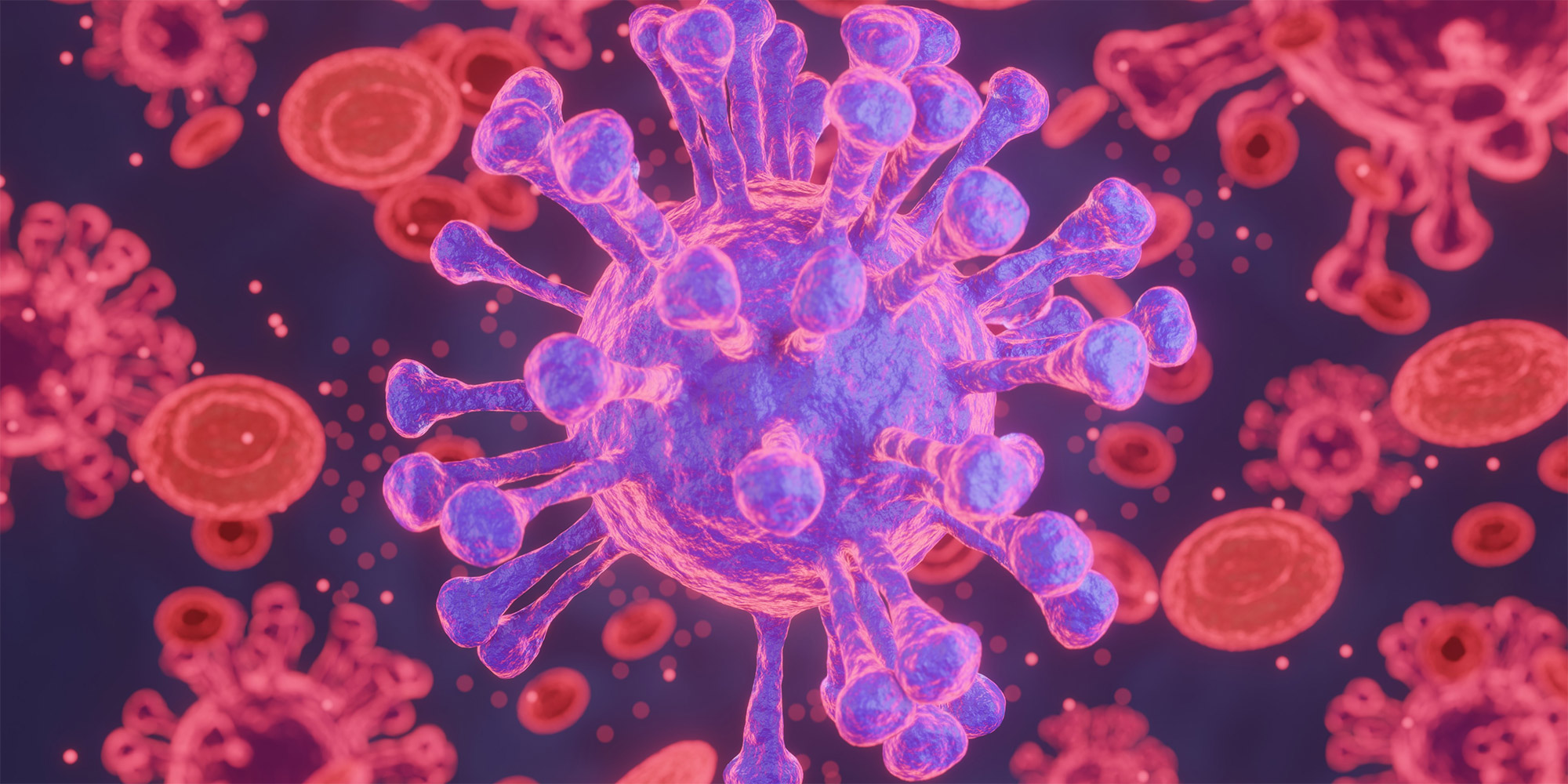 Illustration Showing a Virus