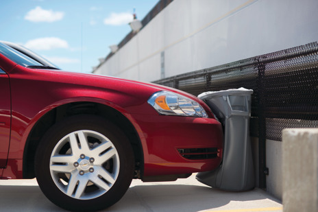 Car crushing container