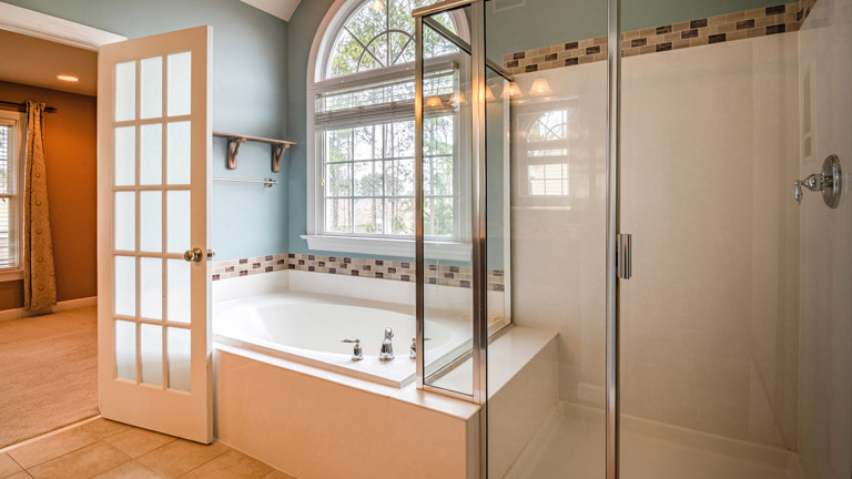 White Ceramic Bathtub